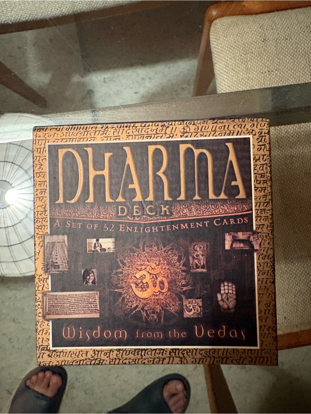 Oracle Deck Card Box. Dharma:  Wisdom from the Vedas. PreLoved. Fair Condtn